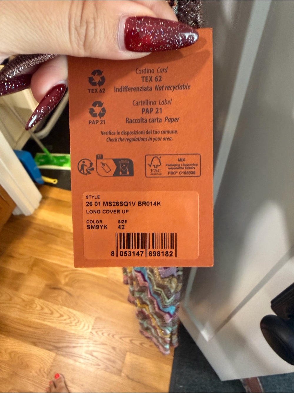 Missoni Multicolor Zigzag Halter Maxi dress - Picture 5 of 6
